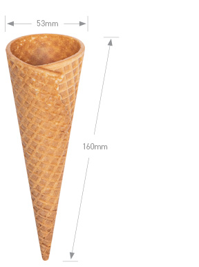 Flat Top Sugar Cone C