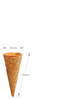 Mini Flat Top Sugar Cone