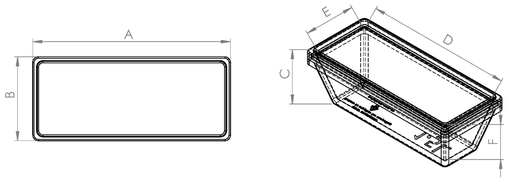 Takeaway Foam Container Dimensions